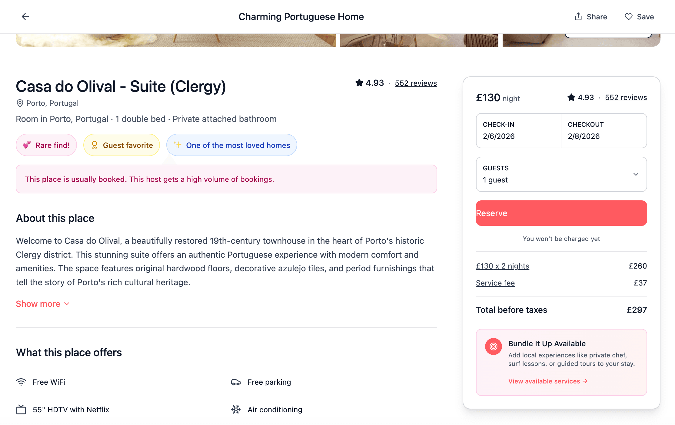 Airbnb Concept screenshot